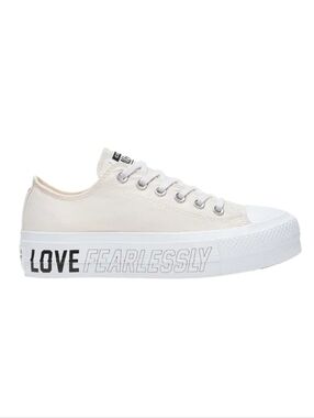Converse Women's Love Fearlessly Platform Chuck Taylor All Star Low Top